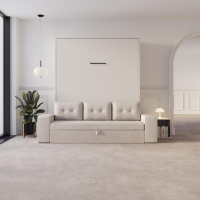 Murphy bed M3 160x200 (depth 55cm) vertical white  incl....