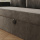 Murphy bed M3 160x200 (depth 55cm) vertical kayserberg oak  incl. sofa anthracite Armrests 26 cm with storage space