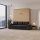 Murphy bed M3 160x200 (depth 55cm) vertical kayserberg oak  incl. sofa anthracite Armrests 26 cm with storage space