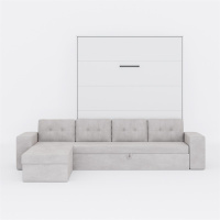 SMARTBett wall bed M3 (depth 55cm) vertical 180x200 White...