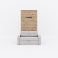 SMARTBett wall bed M3 (depth 55 cm) vertical 100x200 Wild...