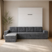 SMARTBett wall bed M3 (depth 55cm) vertical 160x200 white...